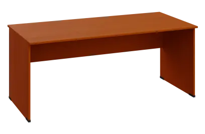 EPL 28 - 18 stůl kancelářský, dřevěná podnož, deska 25 mm, široký 1800 mm, třešeň šumavská